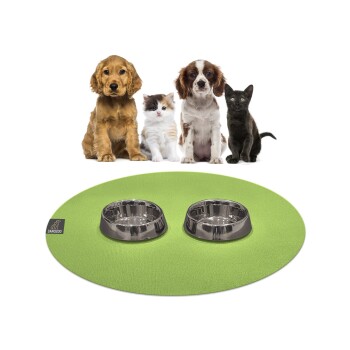 ® - runde Napfunterlage - Öko-Tex und Made in Germany grün 1,2 m, 1,2 m
