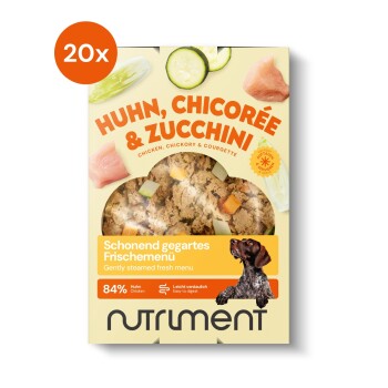 Nutriment Frischemenü Huhn, Chicorée & Zucchini 20x400 g