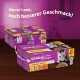 Whiskas Katzenfutterverpackung für 'Pure Delight Geflügel Ragout in Gelee', beschriftet mit '40 Maxi Pack' und 'Neuer Look, noch besserer Geschmack!'