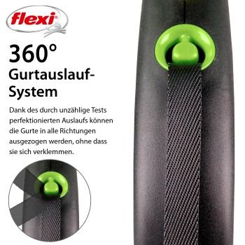 Black Design Gurt grün L, 5 m, 50 kg