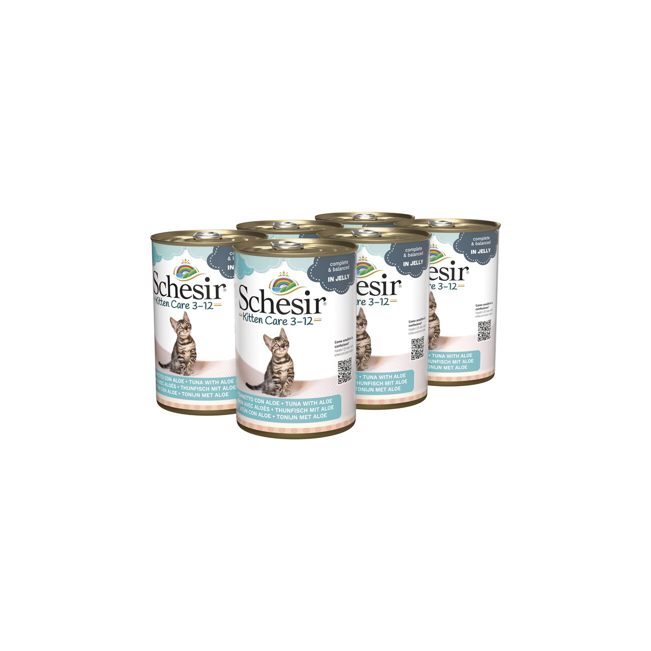 Schesir Kitten Thunfisch Aloe 6x140g