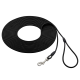 bio-leine bis 25kg Biothane Schleppleine schwarz 3 m