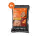 Rohe Hühner-Hundefutterverpackung mit der Aufschrift "Komfort-BARF Huhn", die 82 % Hühnerprotein, 18 % andere Zutaten und ein Foto eines Hundes zeigt.