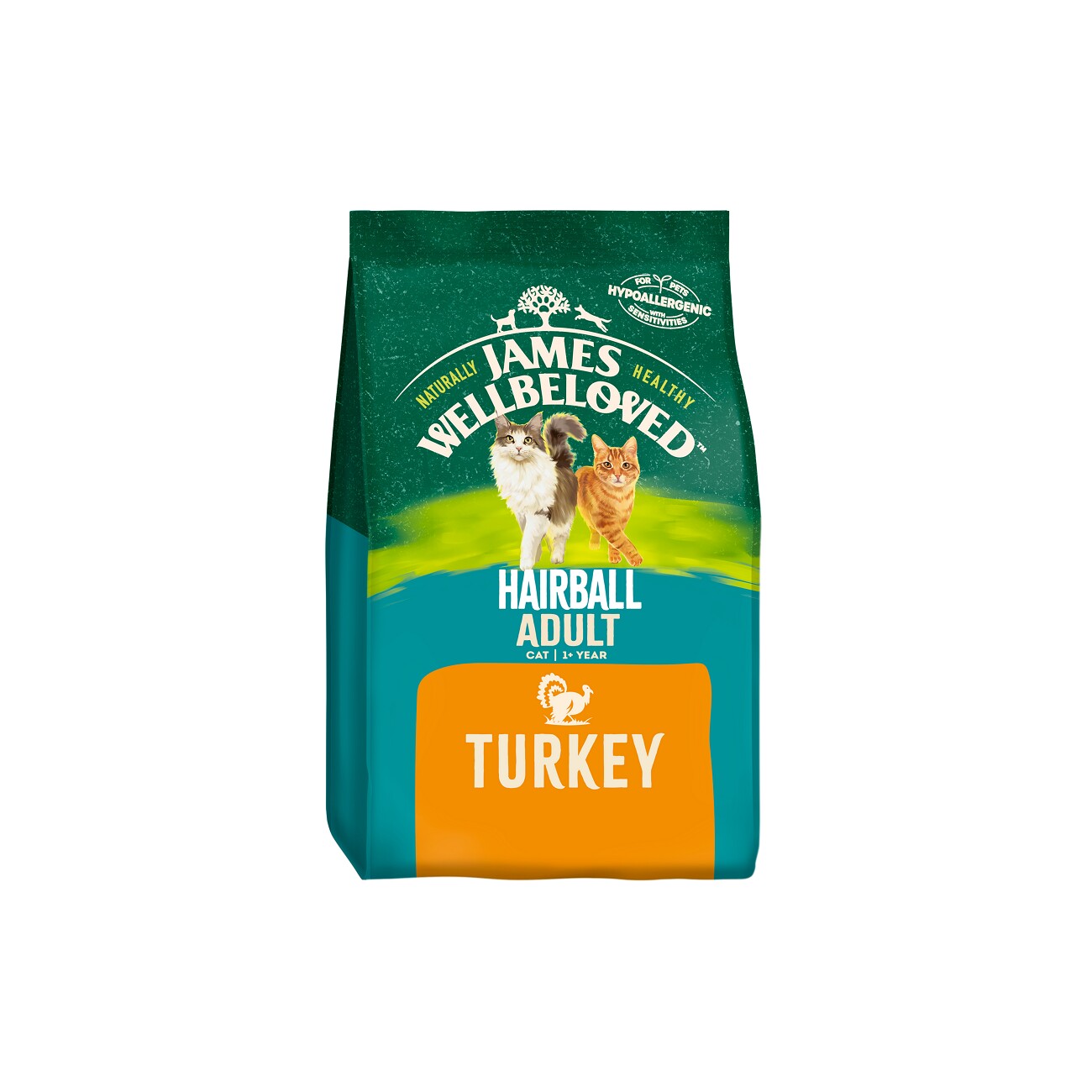 James wellbeloved hairball deals cat food