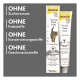 GimCat Taurin Paste Extra, Tube und Schachtel (Herz & Auge) mit Katzenbild und deutscher 'OHNE'-Liste: ohne Zucker, ohne Farbstoffe, ohne Konservierungsstoffe.
