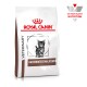 Royal Canin Veterinary Nutrition Gastrointestinal Kitten Futterbeutel mit einem Bild von einem schwarz-weißen Kätzchen und einem roten Kronenlogo.