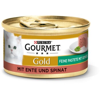 Gourmet Gold Feine Pastete 12x85g Ente & Spinat
