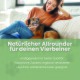 Kaltgepresstes Schwarzkümmelöl für Hunde, beschriftet 'ALPHAZOO Care', 100% rein, unterstützt die Verdauung, aus der ersten Pressung.