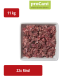 Die Verpackung des proCani Beef Carnivore Haustierfutters mit einem roten Etikett, das "Rind Carnivor" und "Beef Carnivore" anzeigt, hebt natürliche Zutaten hervor.