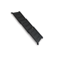 Rampe pliante noire pour animaux avec motifs de traction en forme d'os sur la surface.