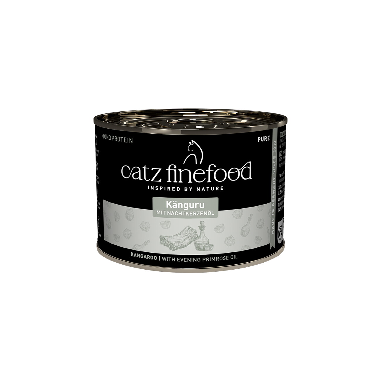 Catz finefood Nassfutter Katze Pure Adult Känguru 24x200 g