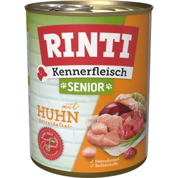 Kennerfleisch Nassfutter Hund, Senior, Dose Huhn 12x800 g