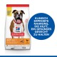 Hill's Science Plan Hundefuttertüte für Boxer, beschriftet mit "Light Adult 1-6", die Vorteile für die gesunde Gewichtserhaltung bewirbt.