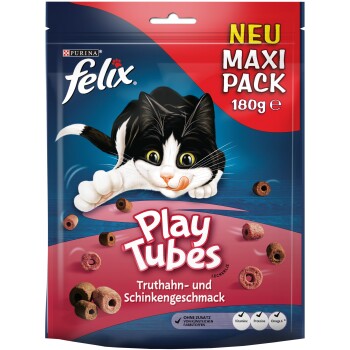 Felix Play Tubes 5x180g Truthahn- und Schinkengeschmack