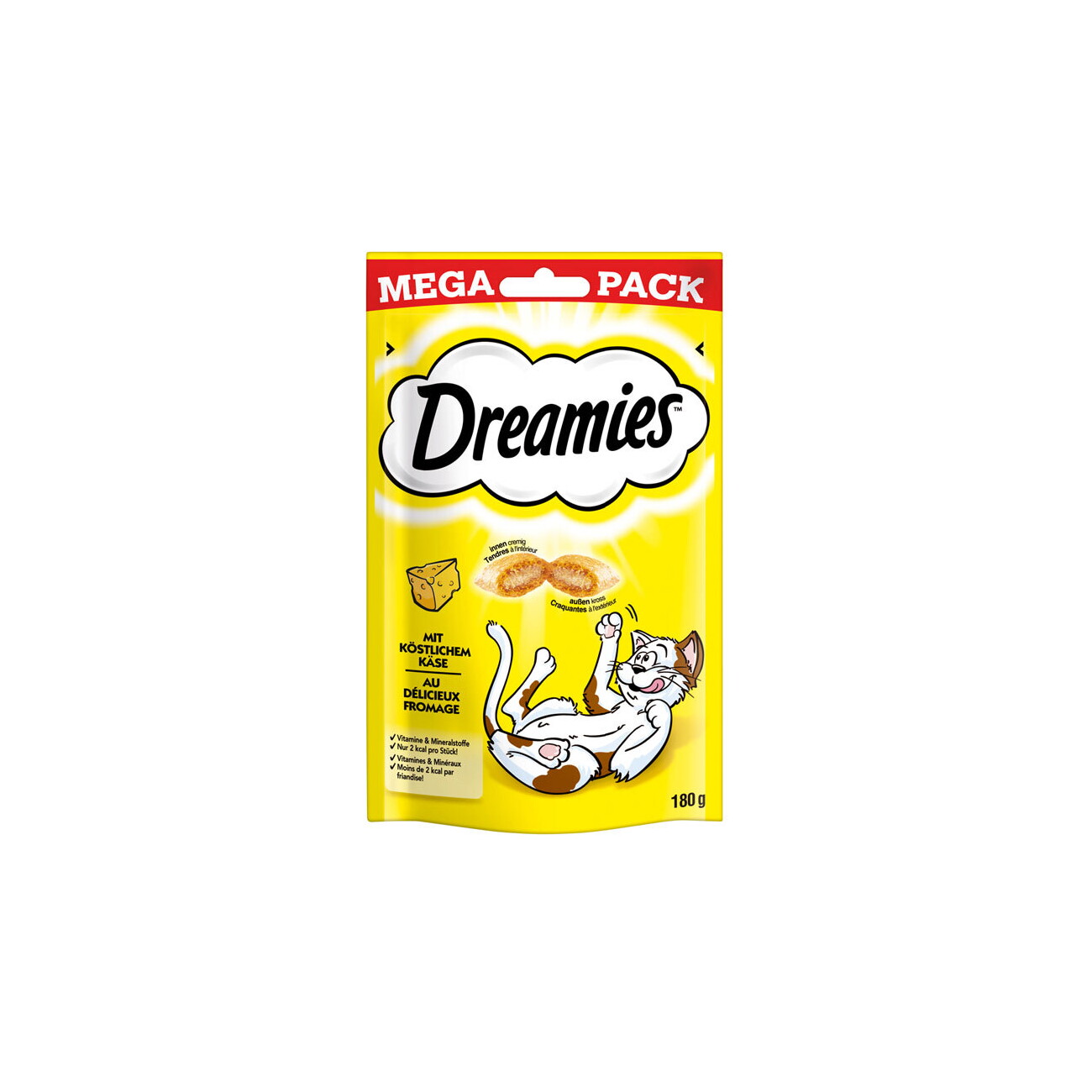 Dreamies Mega Pack 180g Käse