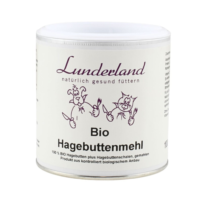 Bio-Hagebuttenpulver für Hunde & K 100 g