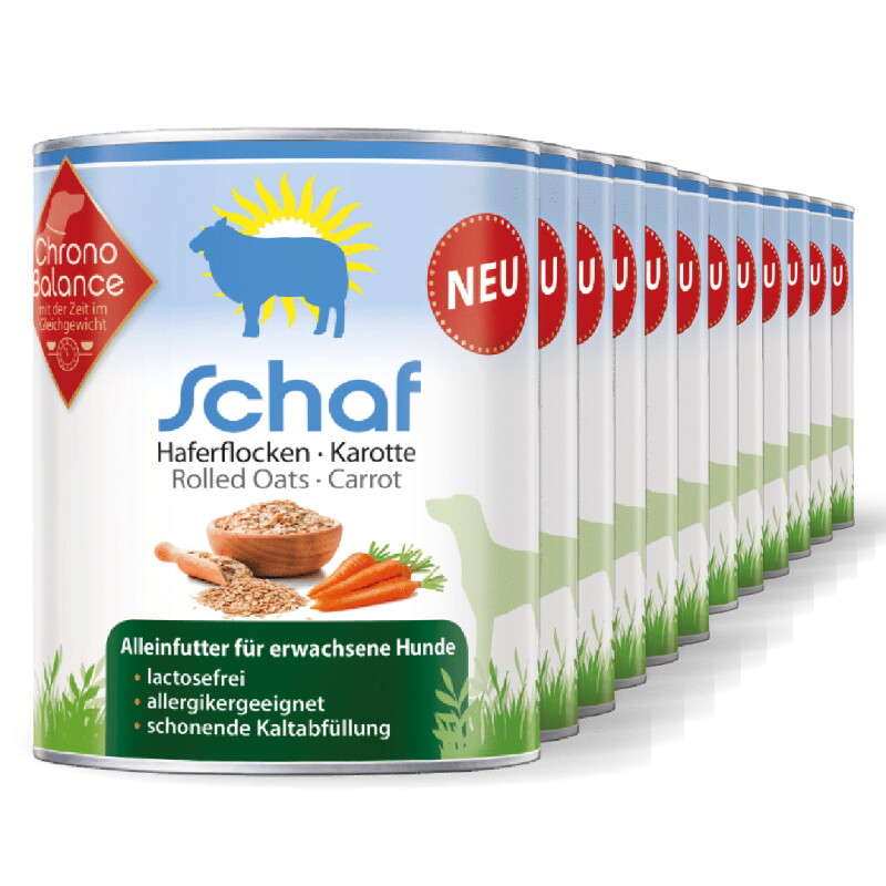 ChronoBalance Alleinfutter Schaf mit Haferflocken und Karotte 9,6 kg