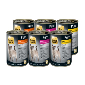 Pack mixte Adult Pure 6x400 g