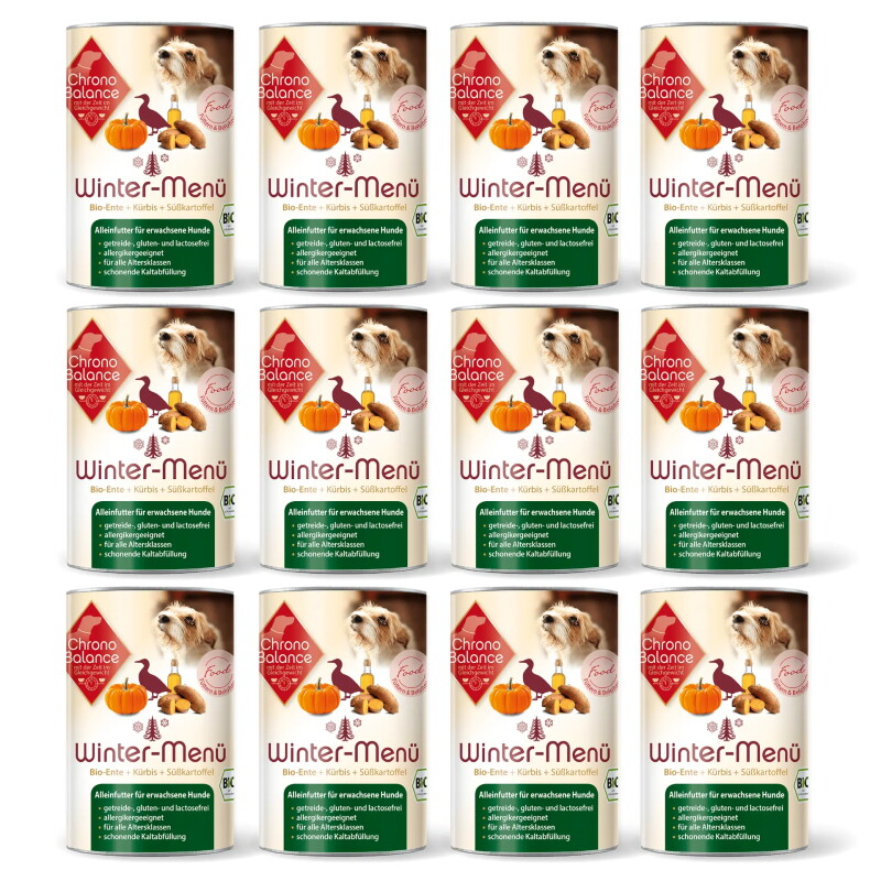 ChronoBalance Winter Menü Ente mit Kürbis und Süßkartoffel 9,6 kg