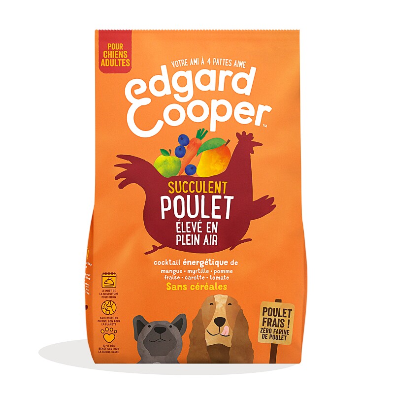 Edgard & Cooper Volwassen hondenvoer kip 12 kg