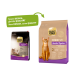 Zwei Beutel Select Gold Katzenfutter: einer für Senioren mit "Empfindlicher Verdauung", mit einer Katzenillustration und "Neues DESIGN, gleiche QUALITÄT."