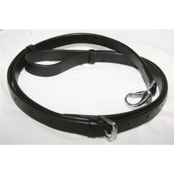 Hans Melzer Ausbindezügel schwarz/silber Pony