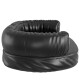 Hundebett Ergonomisch Kunstleder schwarz S