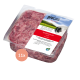 Packung proCani reines Rindfleisch rohes Hundefutter mit Etikett, das eine Hundenase und eine Naturlandschaft zeigt, 11-fache Menge.