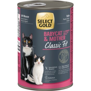 Babycat & Mother Soft Mousse Nassfutter Huhn 6x400g