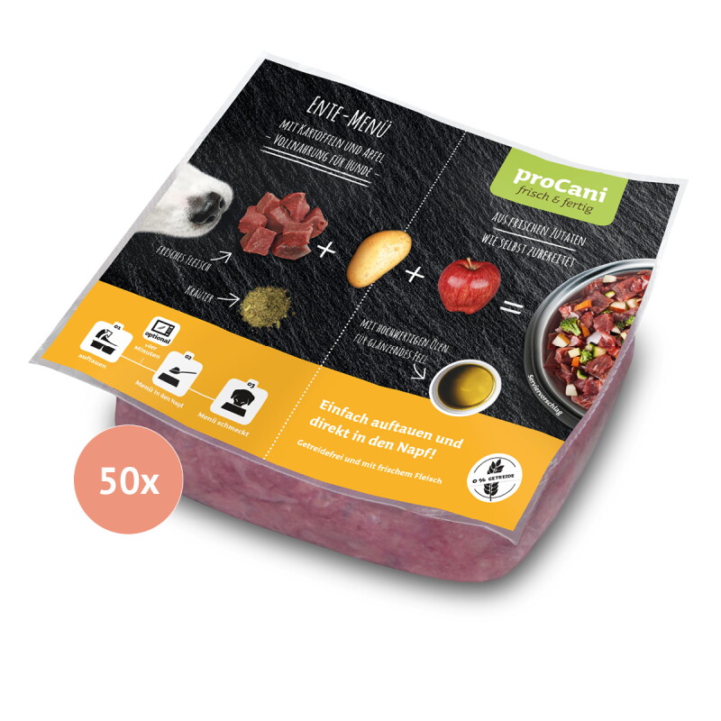 ProCani Ente Menü - frisch&fertig 50x500 g