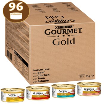Gold LES TIMBALES : aliment humide Mix pour chats 96 x 85 g