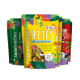SmoothieDog Bites gefriergetrocknete Hundesnack-Beutel — vorne Hühnchen-Geschmack (gelb), buntes Multipack mit Sichtfenstern