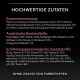 Bild eines Haustierfutterprodukts in deutscher Sprache, das hochwertige Zutaten, Nährwertanalysen und hinzugefügte Vitamine und Mineralien detailliert.