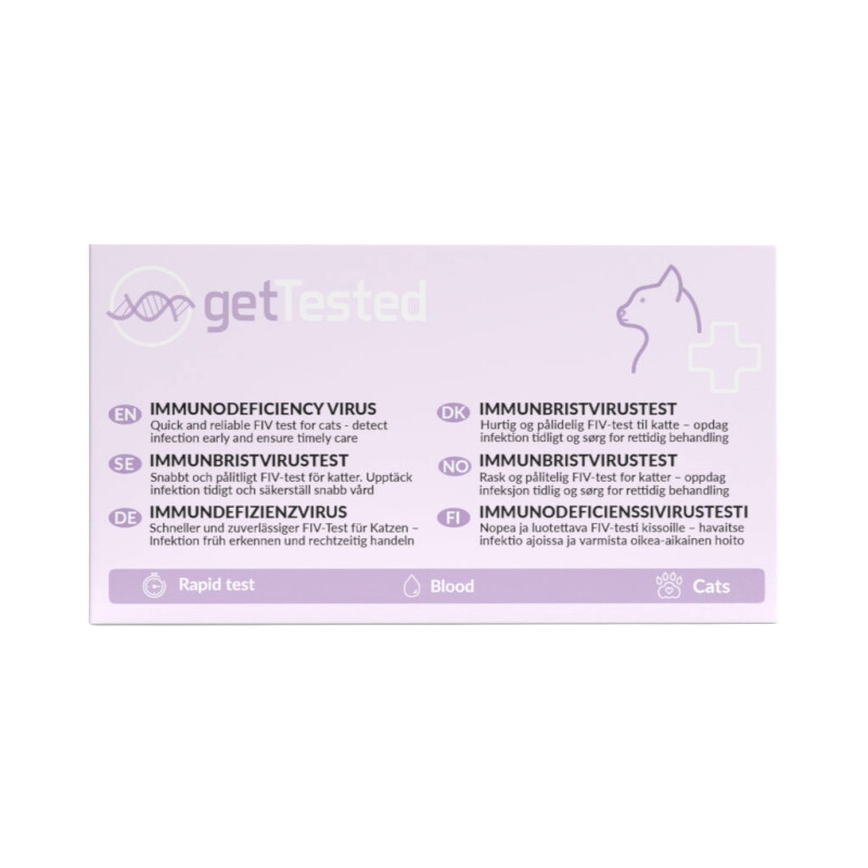 GetTested FIV-Antikörper-Test für Katzen