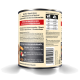 Dose Twice Nice Premium Nassfutter für Hunde mit Huhn, Süßkartoffel und Apfel, glutenfrei, 800g, Fütterungsempfehlung sichtbar.