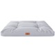 Hundekissen Gatsby aus Oxford-Gewebe grau XL