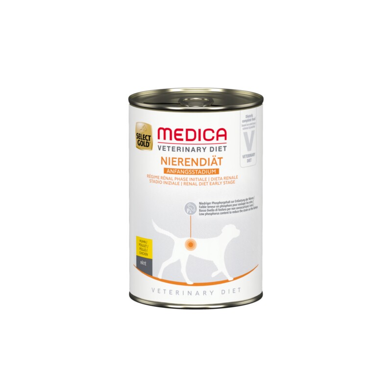 SELECT GOLD Medica Nierdieet Eerste Fase Kip 6x400 g