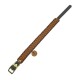Hundehalsband "Naturgeflüster" aus Biothane mit Paracord (L-XL - 35 - 43 cm Halsumfang - 25 mm Stärke)