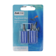 Blaue Luftsteine für Aquarien, verpackt auf einer Karte mit Fischgrafiken, beschriftet mit 'AniOne Wild Variety', enthält 'Packung mit 2'.