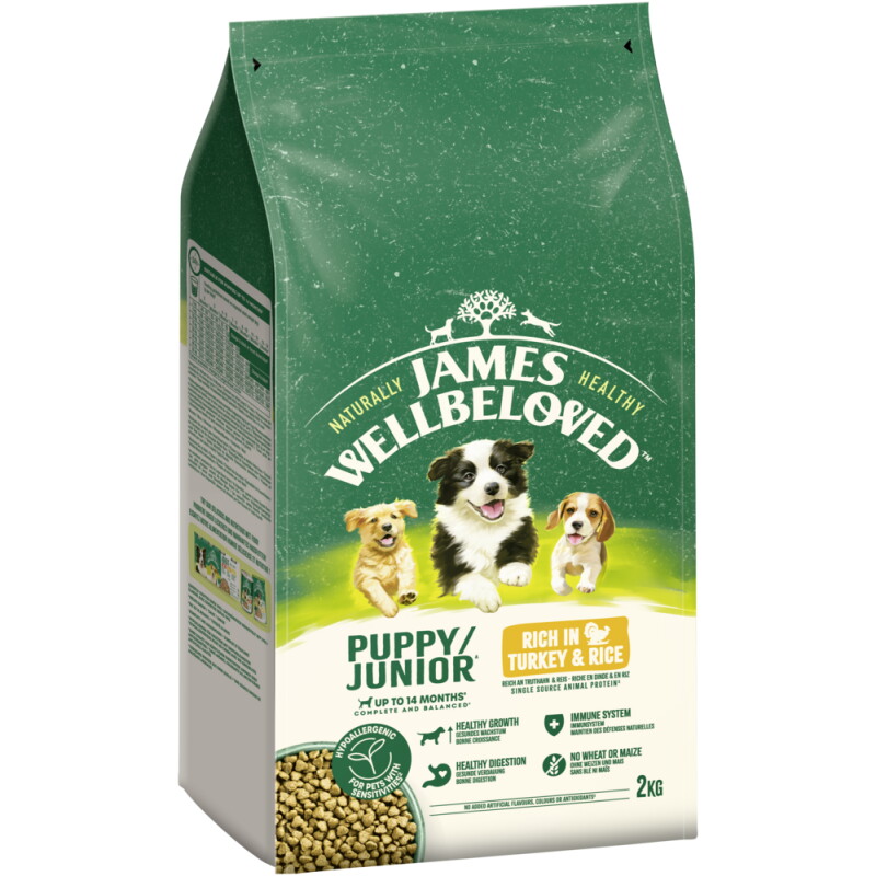 James Wellbeloved Junior Truthahn & Reis 2 kg