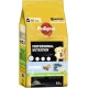 Pedigree Junior Hundefutterbeutel, 12kg, mit einem glücklichen Welpen, beschriftet mit "Professionelle Ernährung" mit natürlichen Zutaten und Präbiotika.