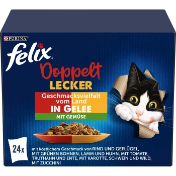 Doppelt Lecker 24x85g Geschmacksvielfalt mit Gemüse