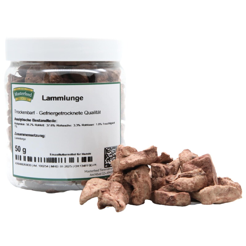 Masterfeed Trockenbarf Lammlunge 1 kg