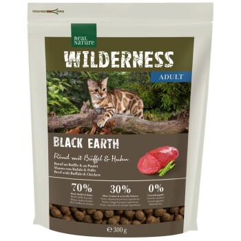 WILDERNESS Black Earth Adult Rind, Büffel & Huhn 300 g