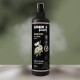 Eine schwarze Sprühflasche mit der Aufschrift "ALPHAZOO Beauty" mit dem Produktnamen "BRANDLÖSCHER" für Haut- und Fellpflege, mit Kamille und Ringelblume, 500ml.