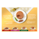 GOURMET Gold kattenmousse pâté op wit bord met basilicum en schepje, gouden vork op oranje achtergrond met producttekst