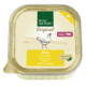 Real Nature Original Katzenfutterverpackung mit Huhn und Zucchini, mit der Aufschrift "Huhn mit Zucchini", geeignet für erwachsene Katzen.
