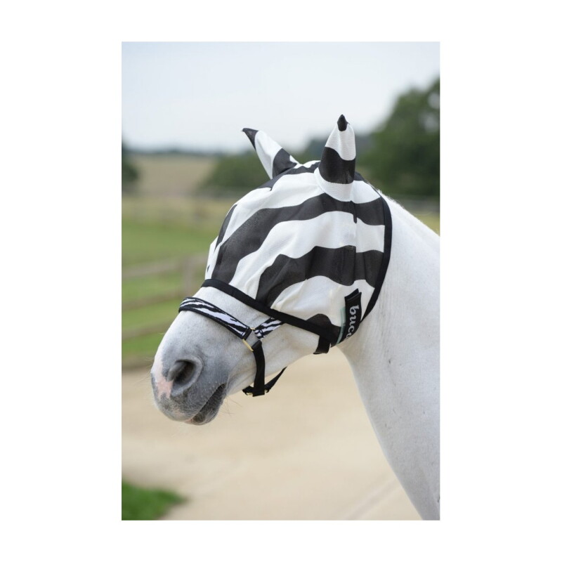 Bucas Fliegenmaske Zebra Buzz Off Fly Pony