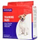 FIT+FUN Training Pads for dogs, 50 pieces, size approx. 60 x 90 cm, multilingual text on red and blue packaging.