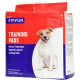 FIT+FUN Training Pads for dogs, 50 pieces, size approx. 60 x 90 cm, multilingual text on red and blue packaging.